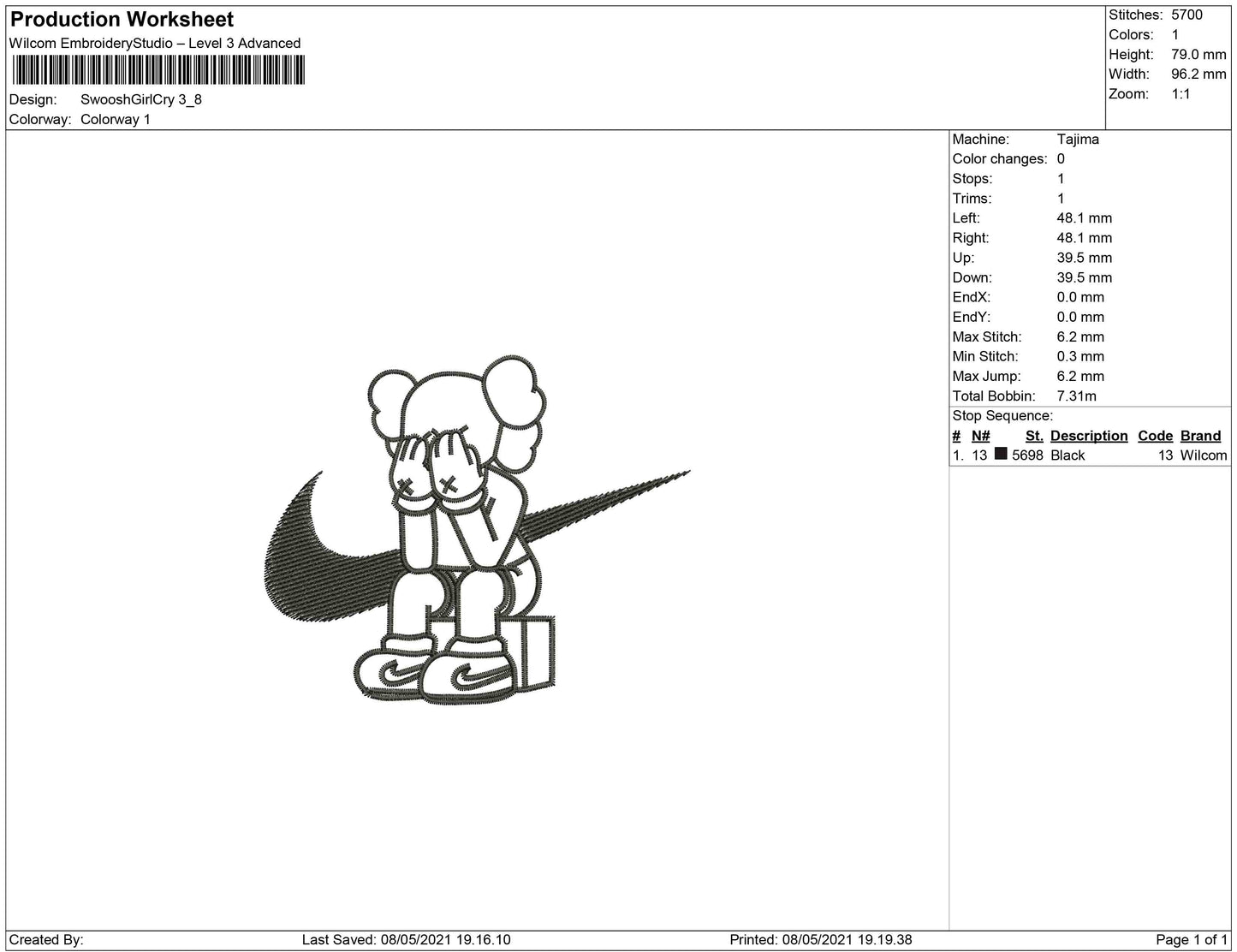 Swoosh Girl Cry