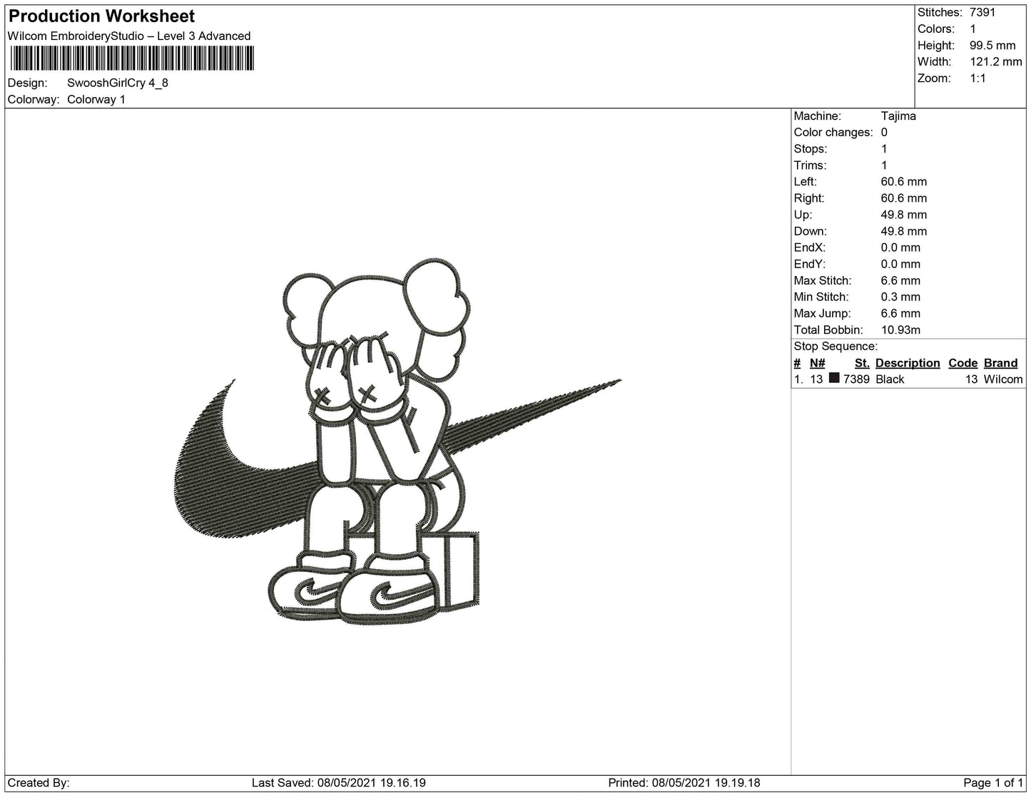 Swoosh Girl Cry