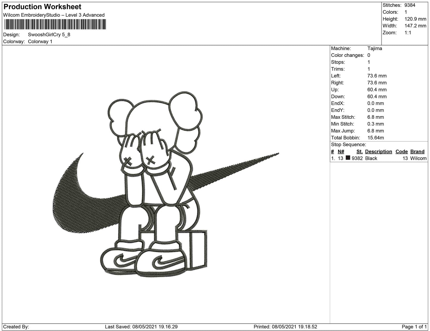 Swoosh Girl Cry