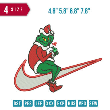 Swoosh Grinch Heart