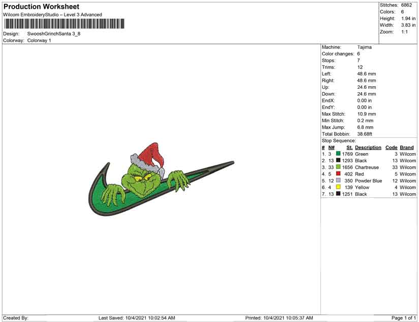 Swoosh grinch