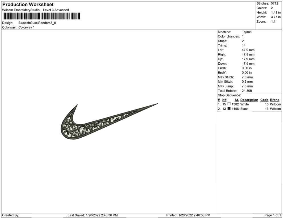 Swoosh gucci Random