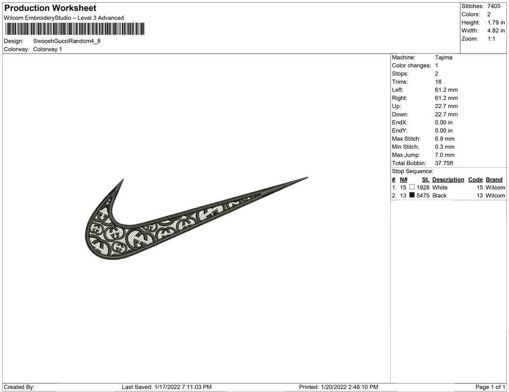 Swoosh gucci Random