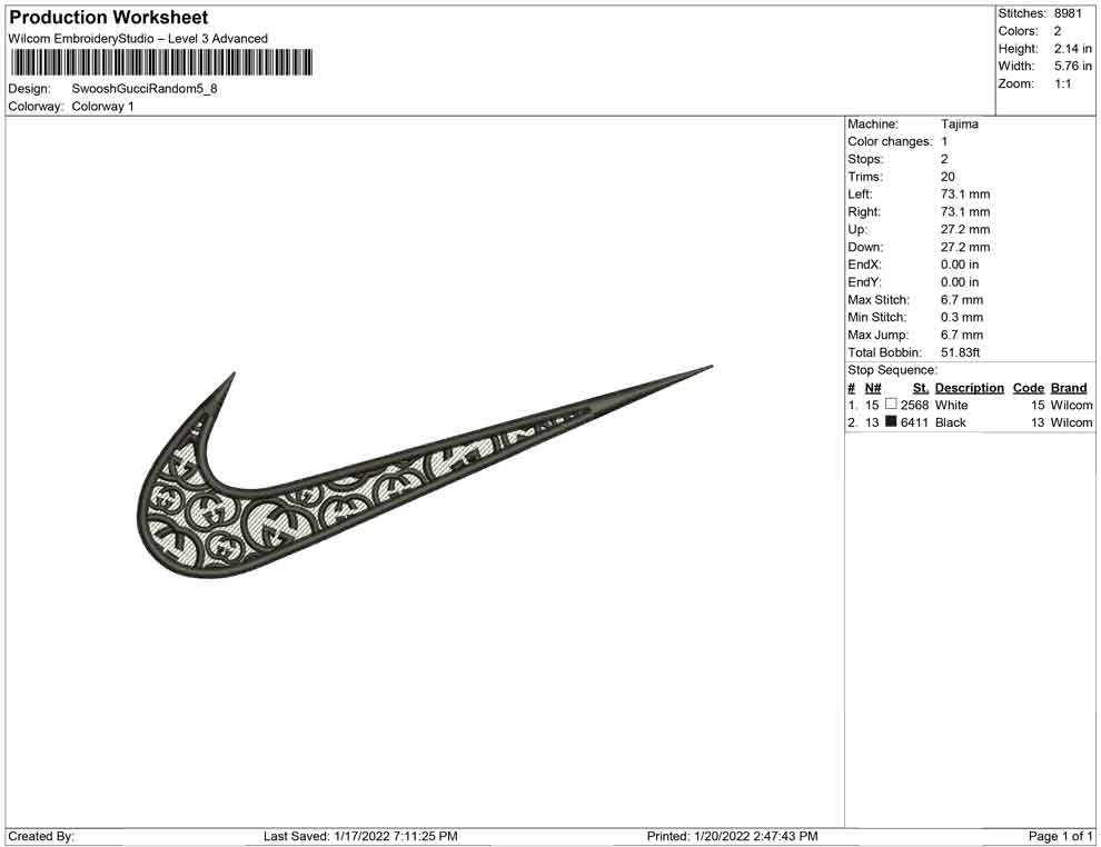 Swoosh gucci Random