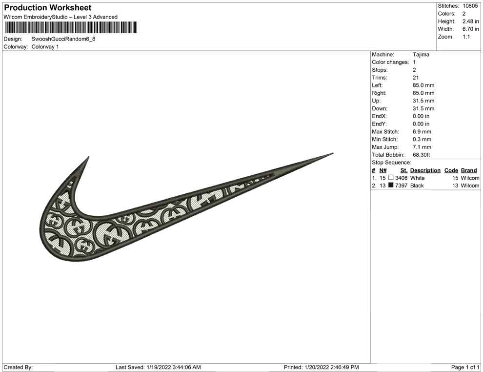 Swoosh gucci Random