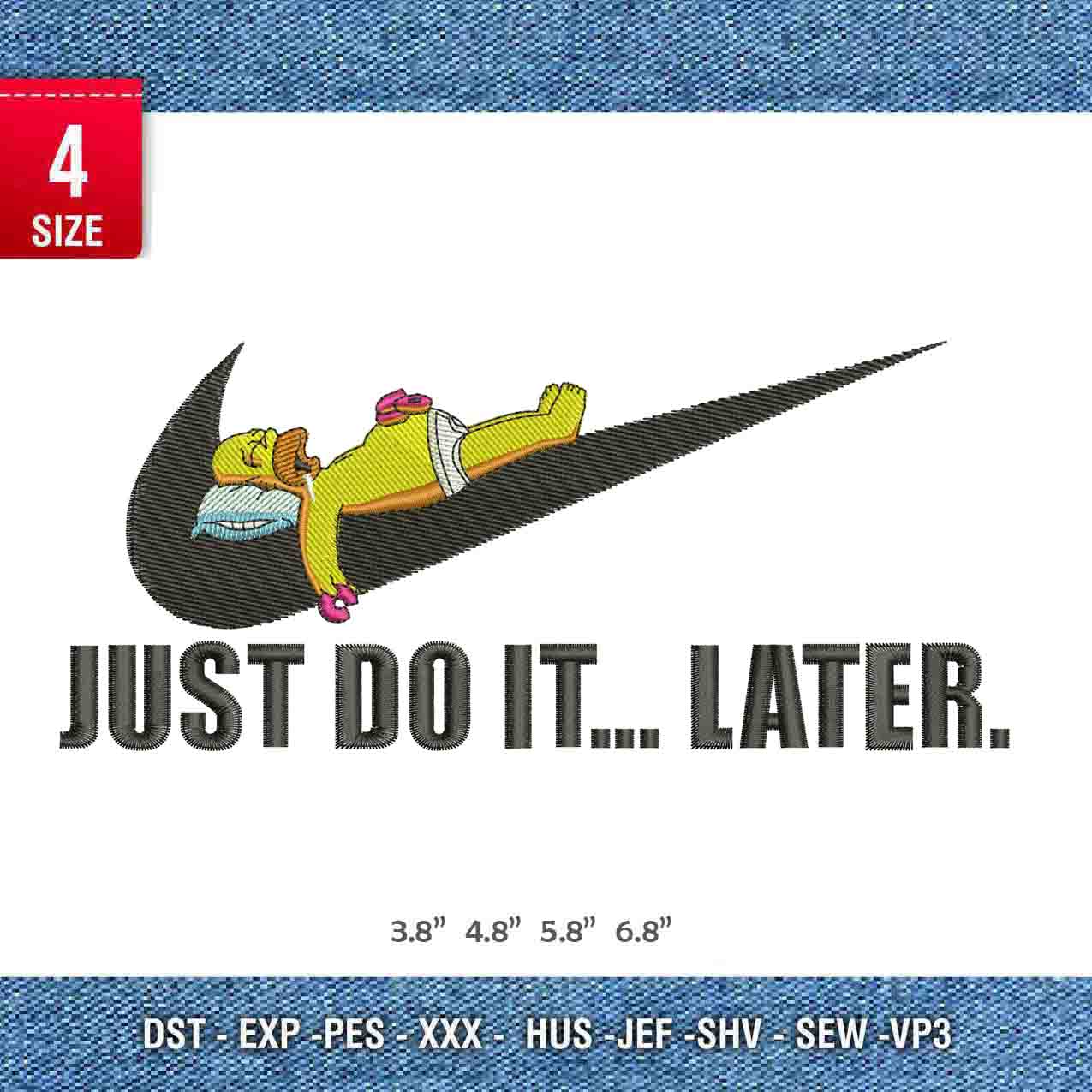 Swoosh Homer Just do it Later