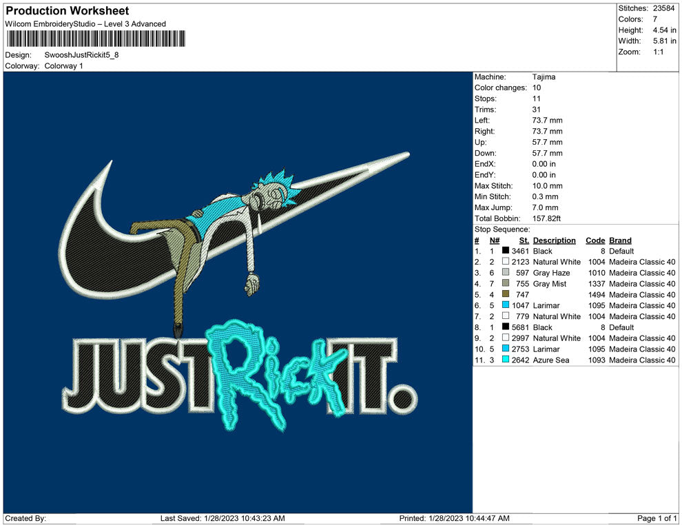 Swoosh Just Rick it