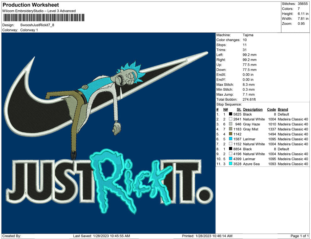 Swoosh Just Rick it