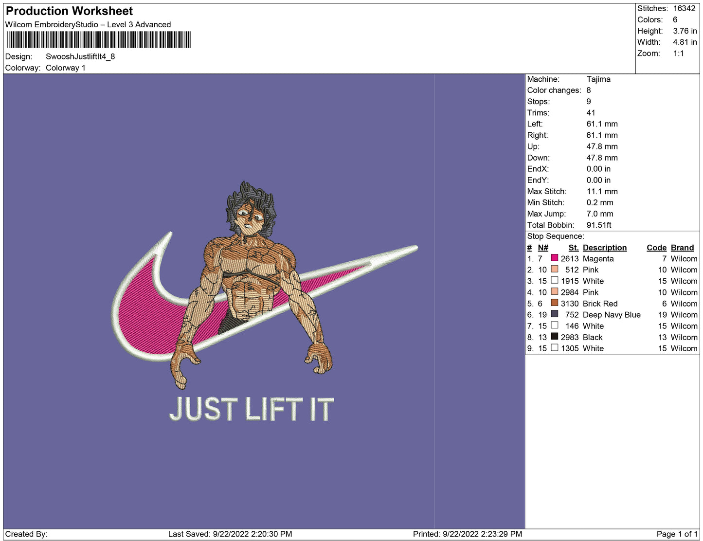 Swoosh just lift it