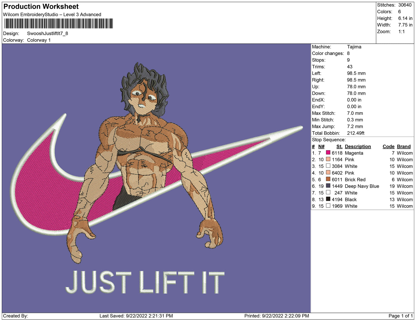 Swoosh just lift it