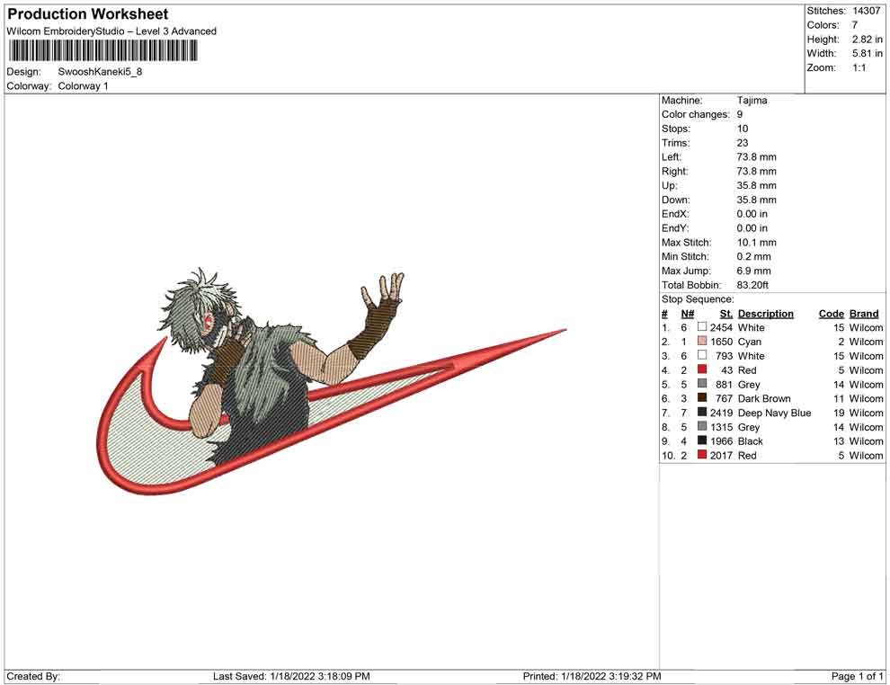 Swoosh Kaneki