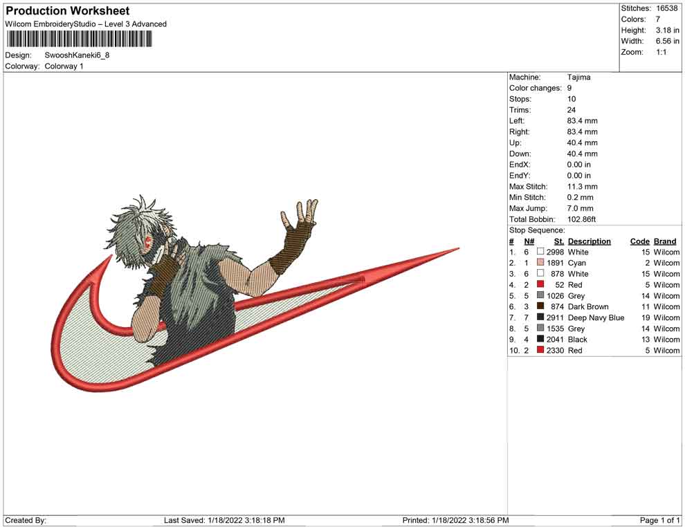 Swoosh Kaneki