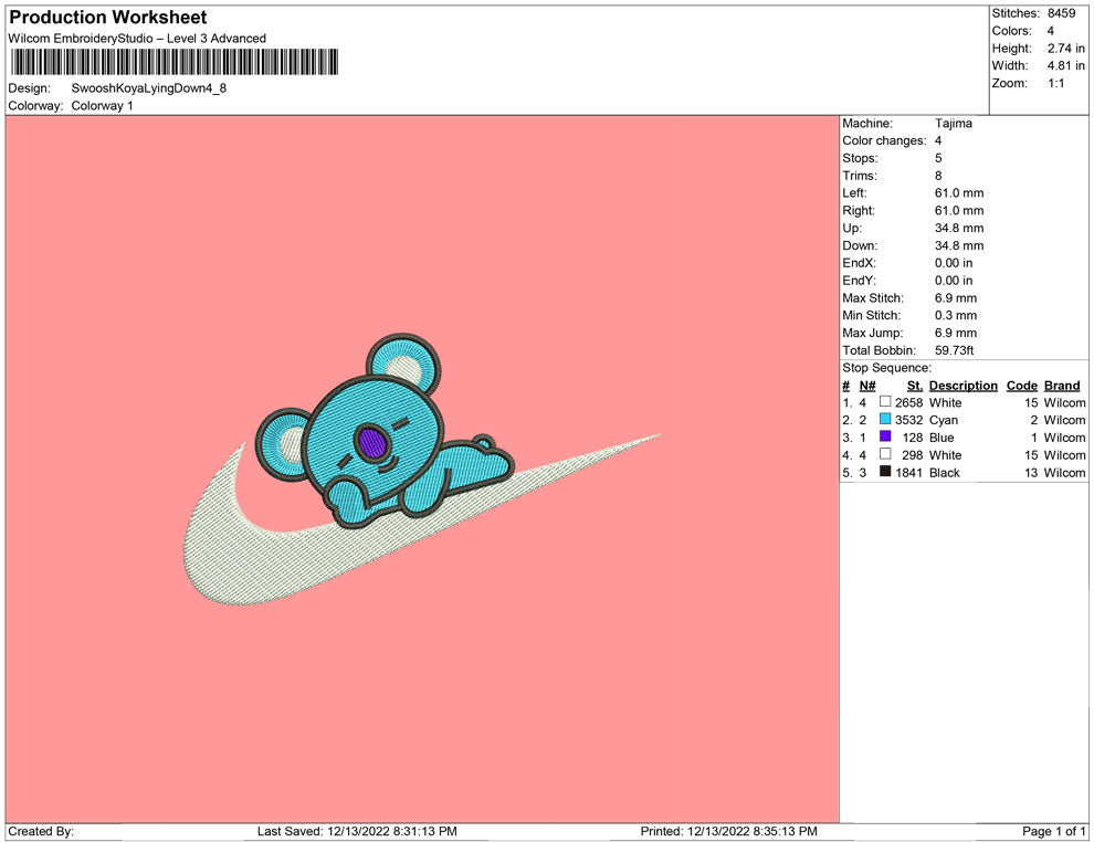 Swoosh koya