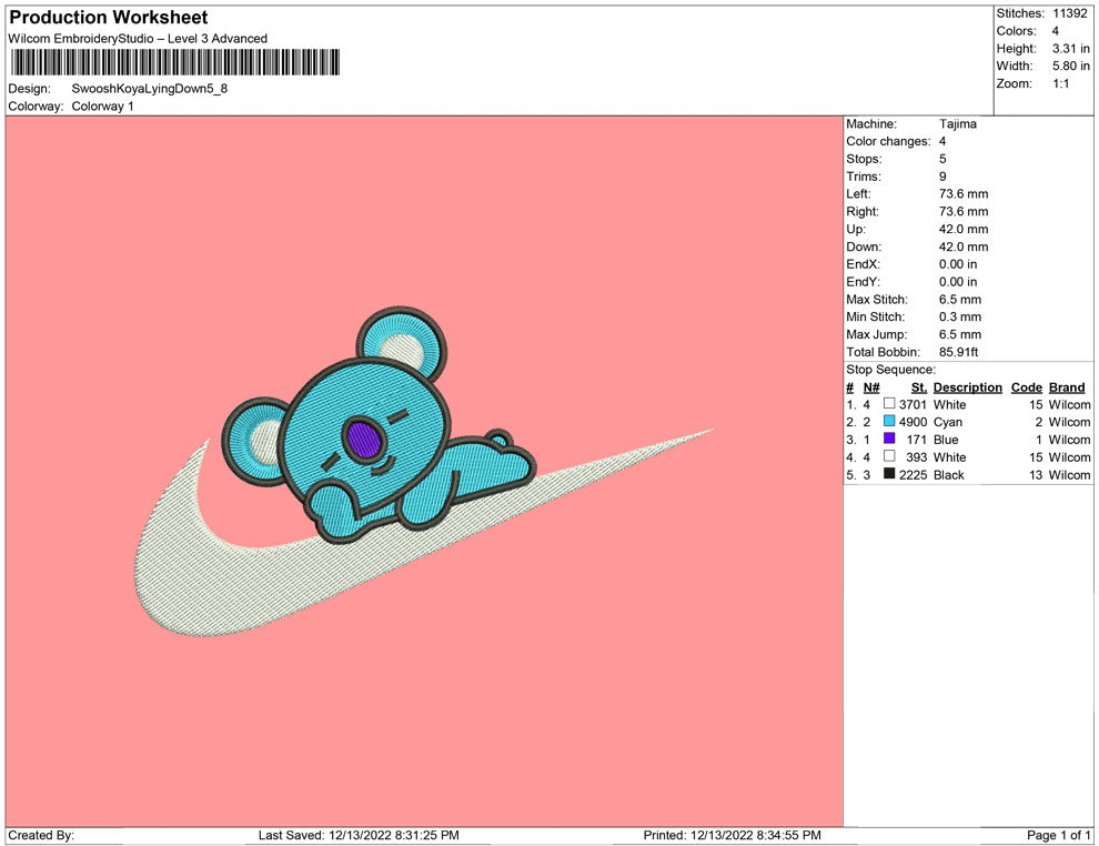 Swoosh koya