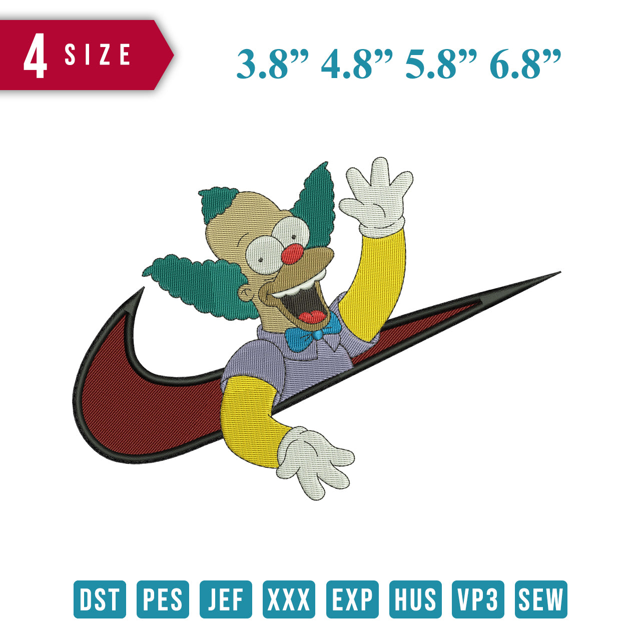 Swoosh Krusty Clown