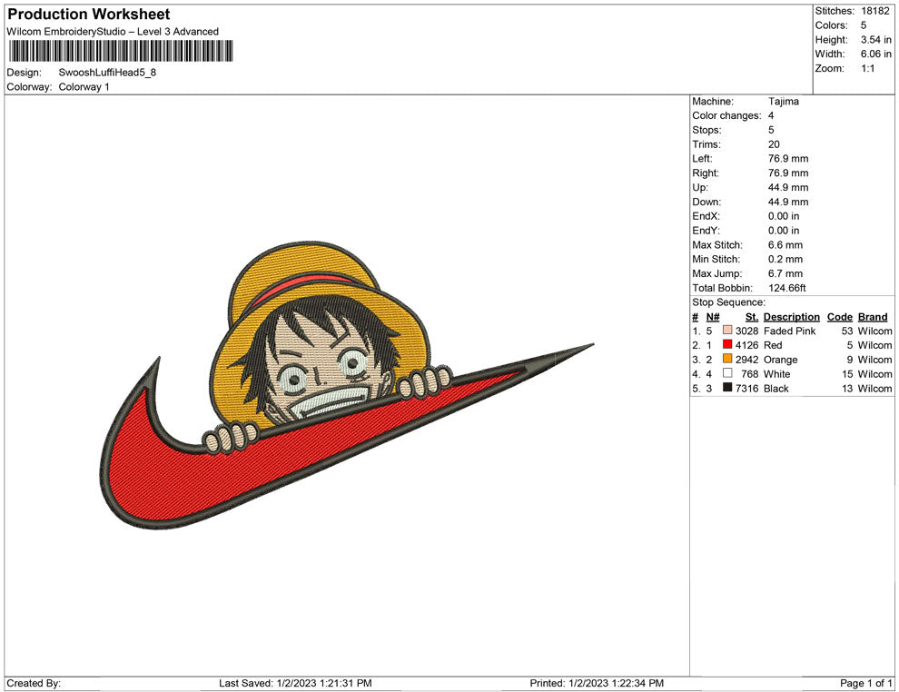 Swoosh Luffy Head