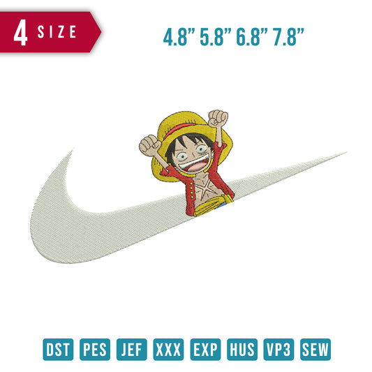 Swoosh Luffy happy
