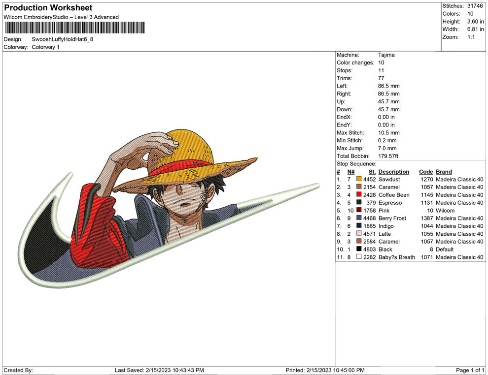 Swoosh Luffy Hold Hat