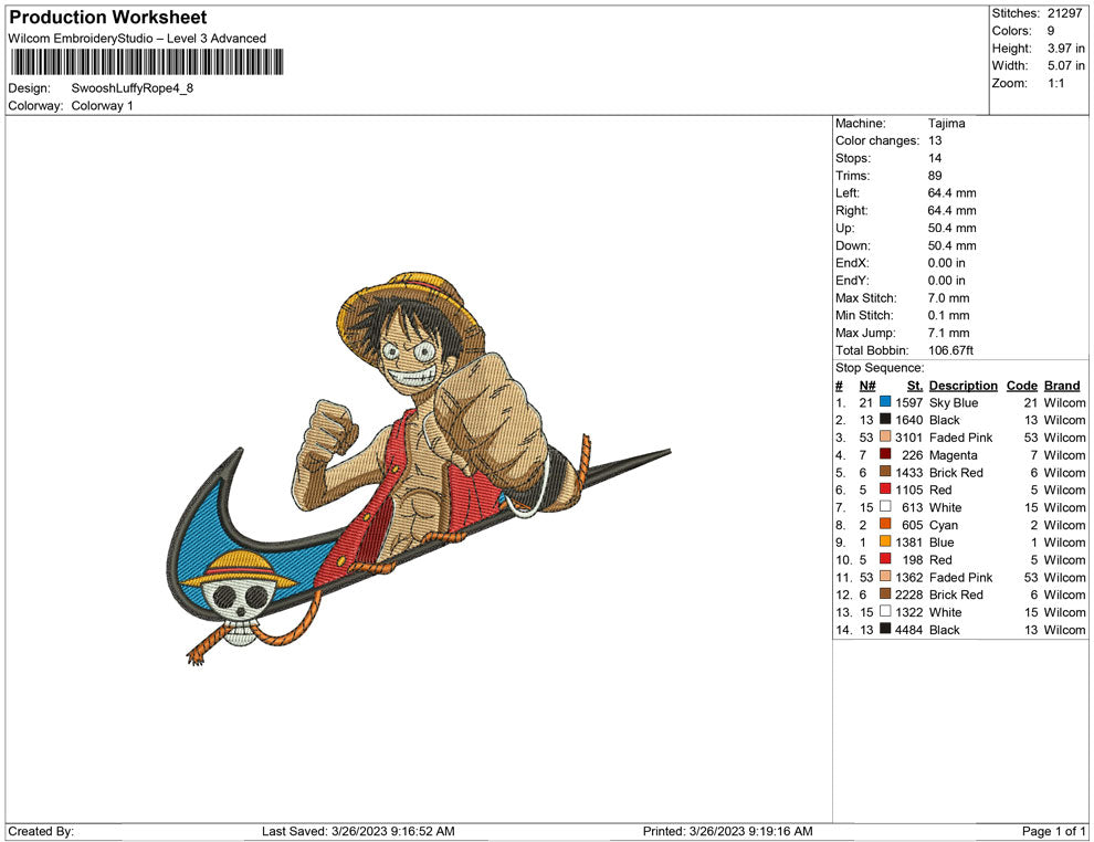 Swoosh Luffy Rope