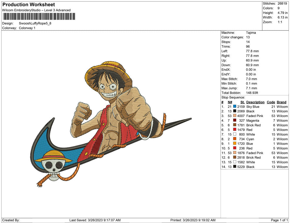 Swoosh Luffy Rope