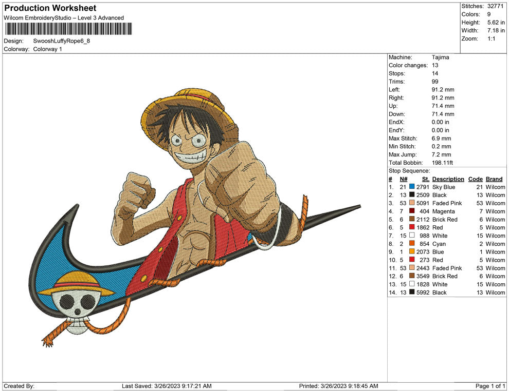 Swoosh Luffy Rope