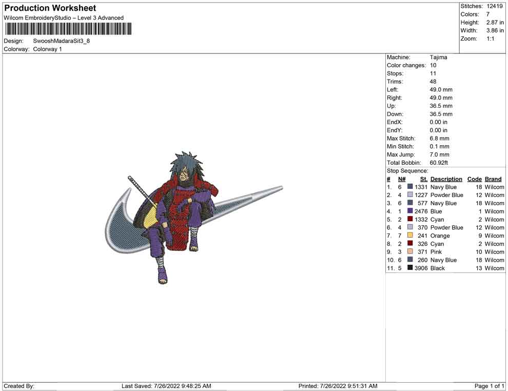Swoosh Madara Sit