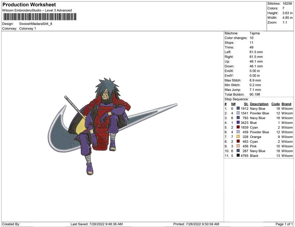 Swoosh Madara Sit