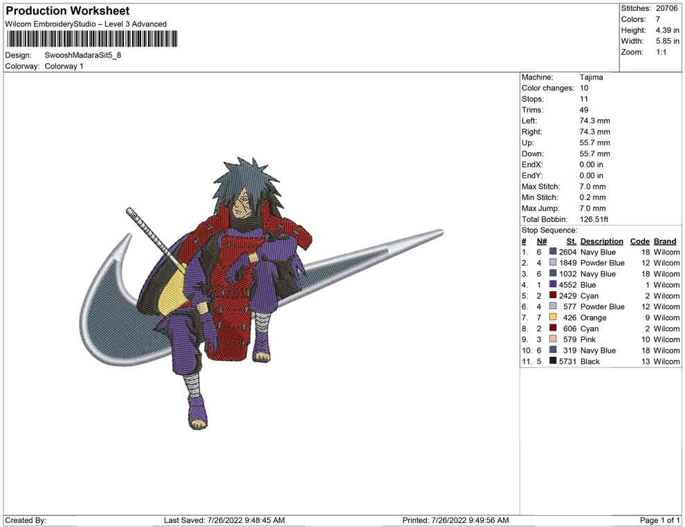 Swoosh Madara Sit