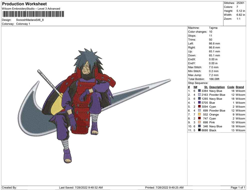 Swoosh Madara Sit