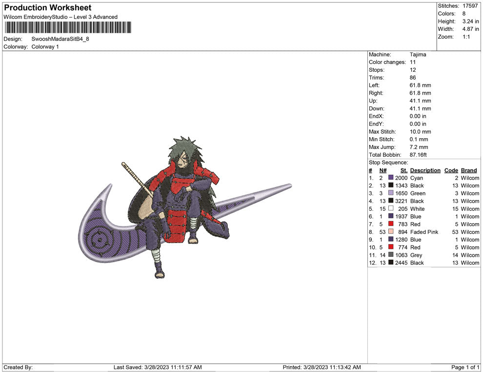Swoosh Madara Sit B