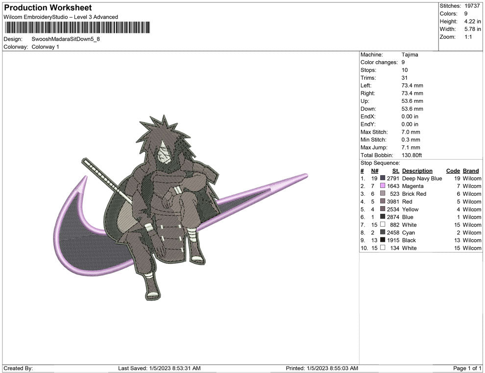 Swoosh Madara Sit Down