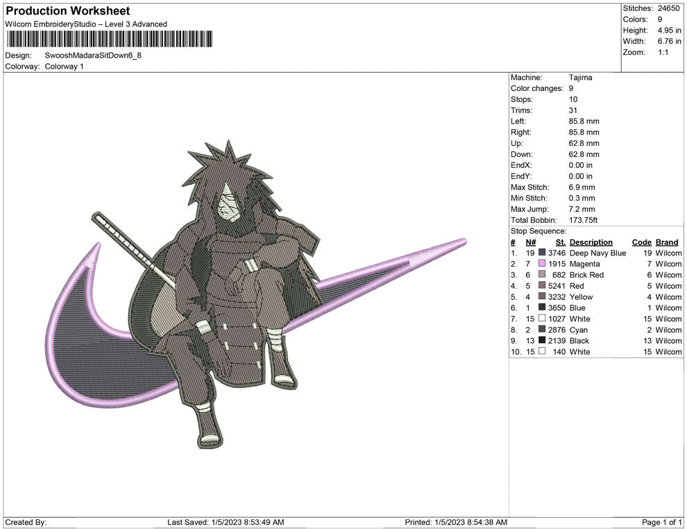 Swoosh Madara Sit Down