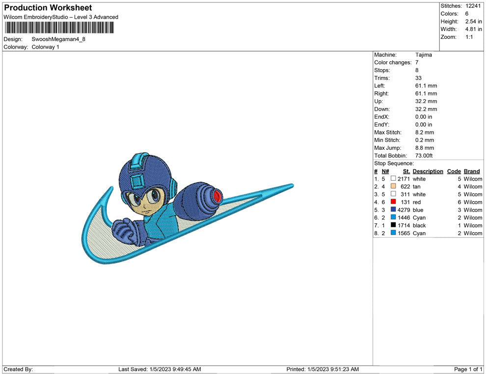 Swoosh Megaman