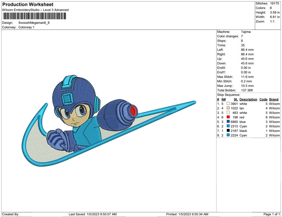 Swoosh Megaman