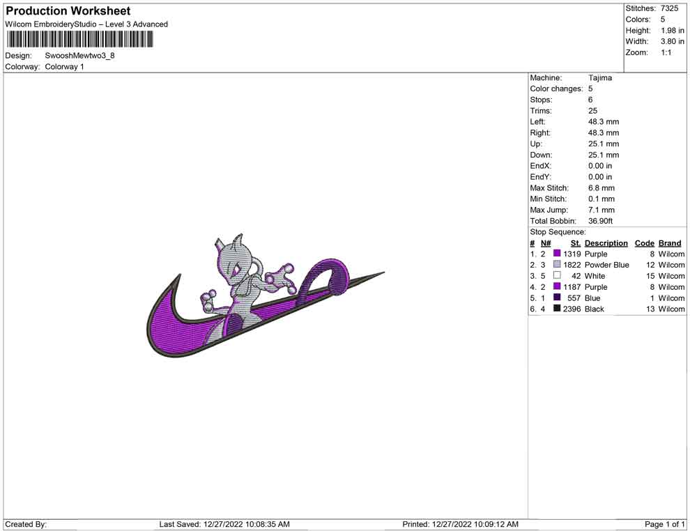 Swoosh Mewtwo