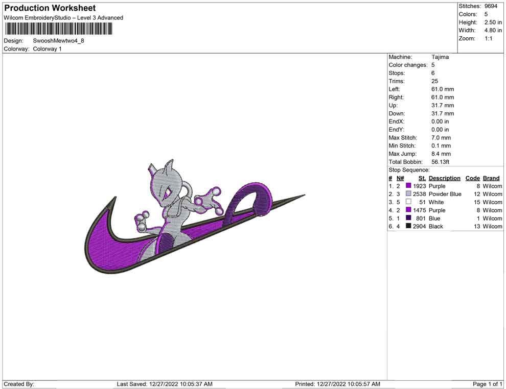 Swoosh Mewtwo