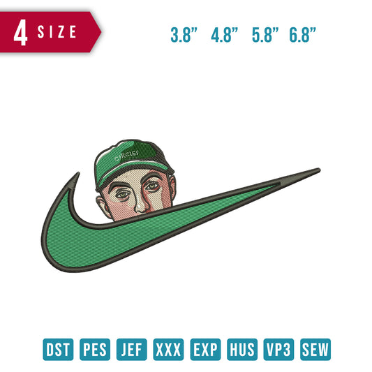 Swoosh Mac miller with hat