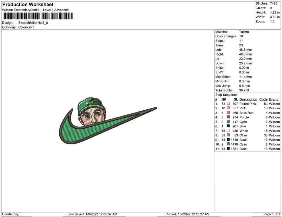 Swoosh Mac miller with hat