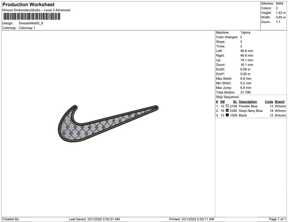 Swoosh Motif