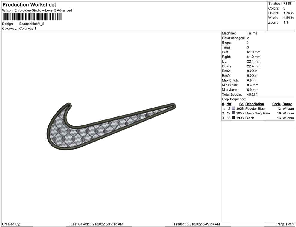 Swoosh Motif