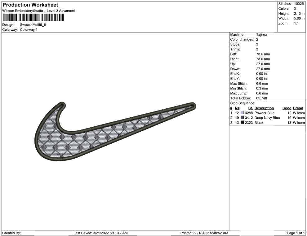 Swoosh Motif