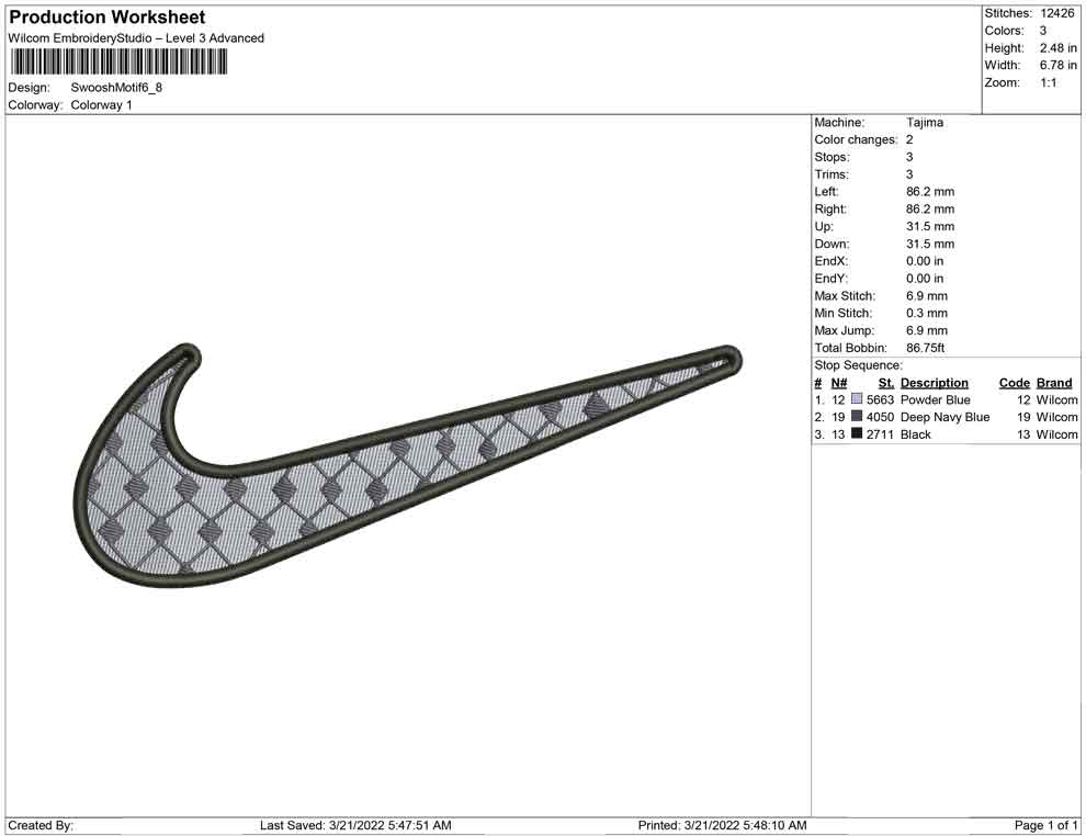 Swoosh Motif