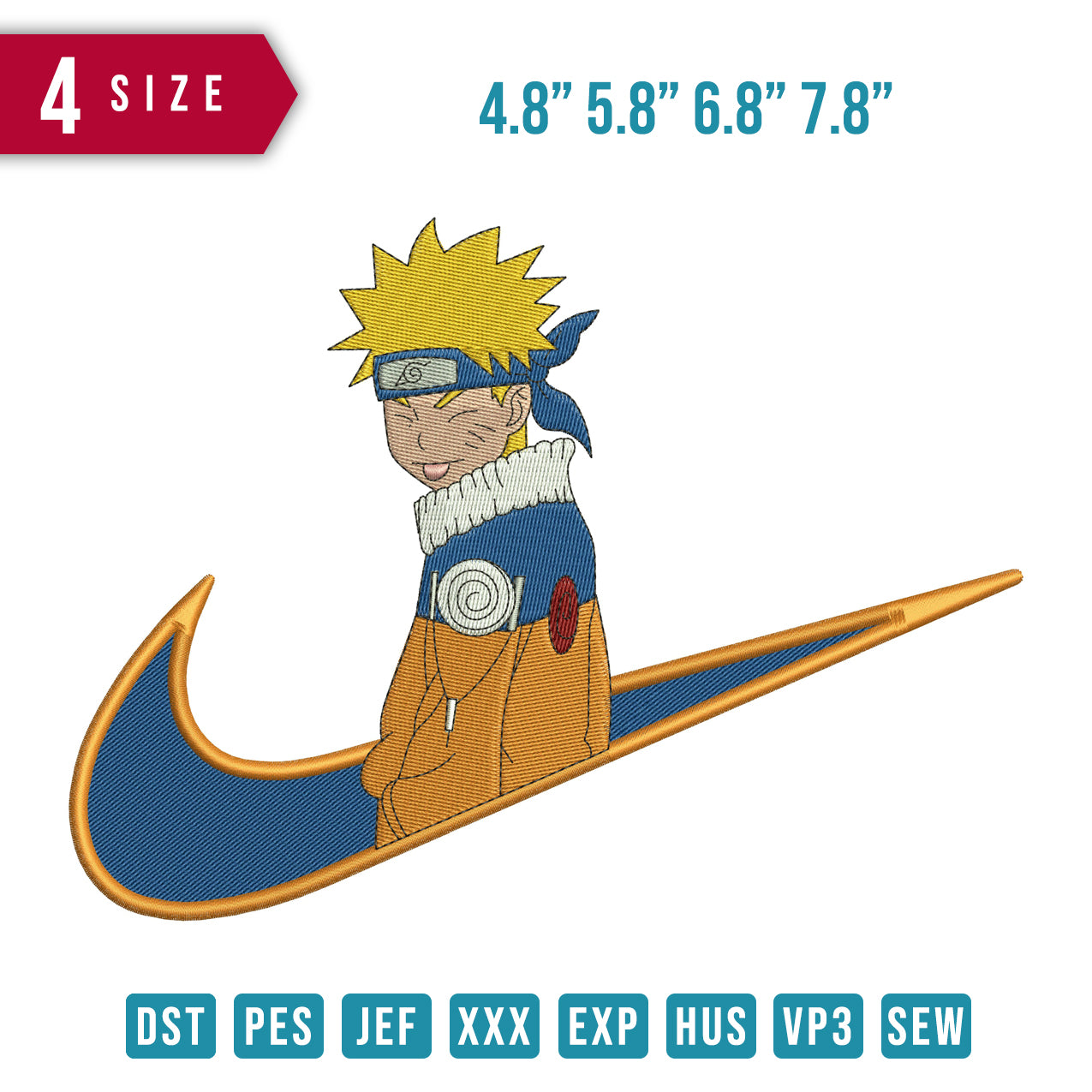 Swoosh Naruto Tongue