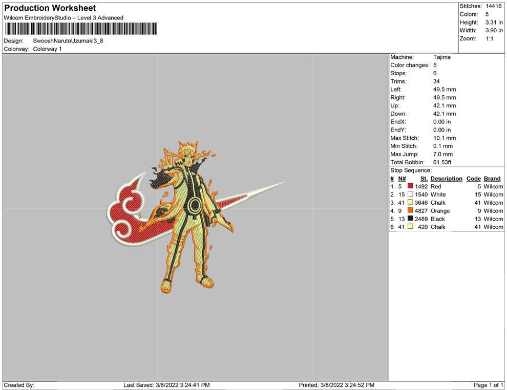 Swoosh Naruto Uzumaki