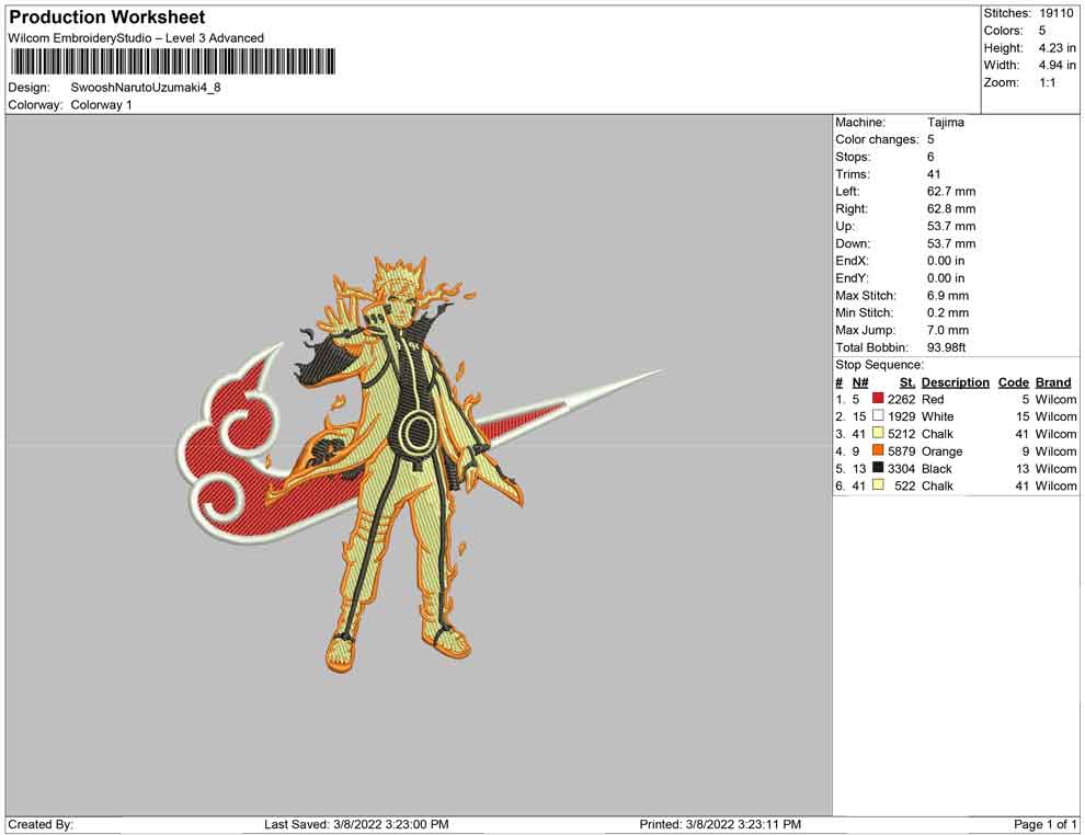 Swoosh Naruto Uzumaki