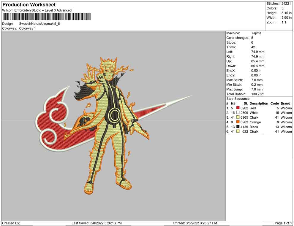 Swoosh Naruto Uzumaki