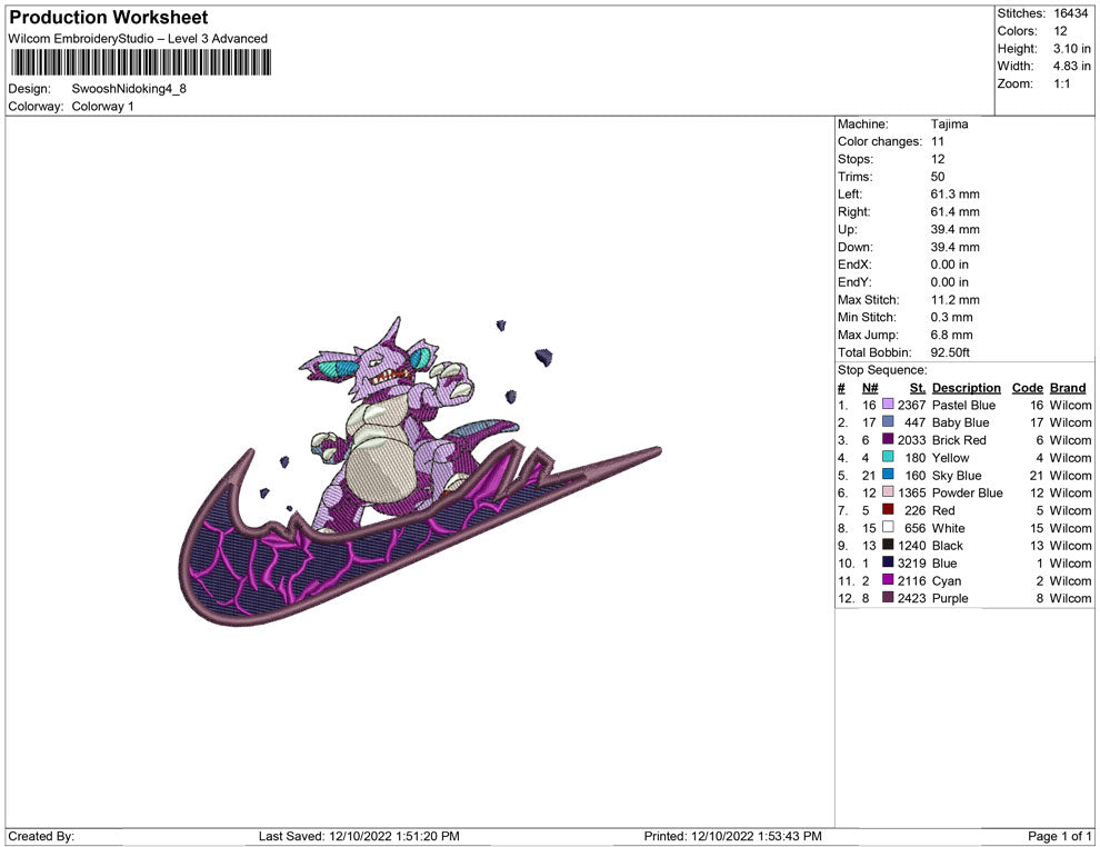 Swoosh Nidoking