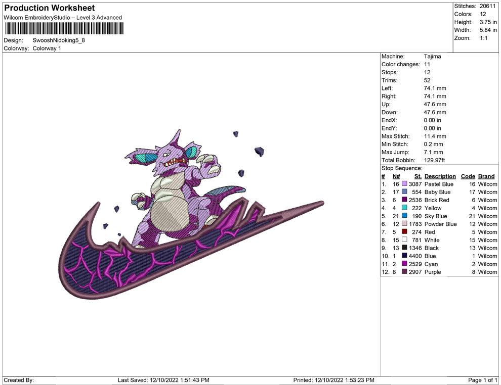 Swoosh Nidoking