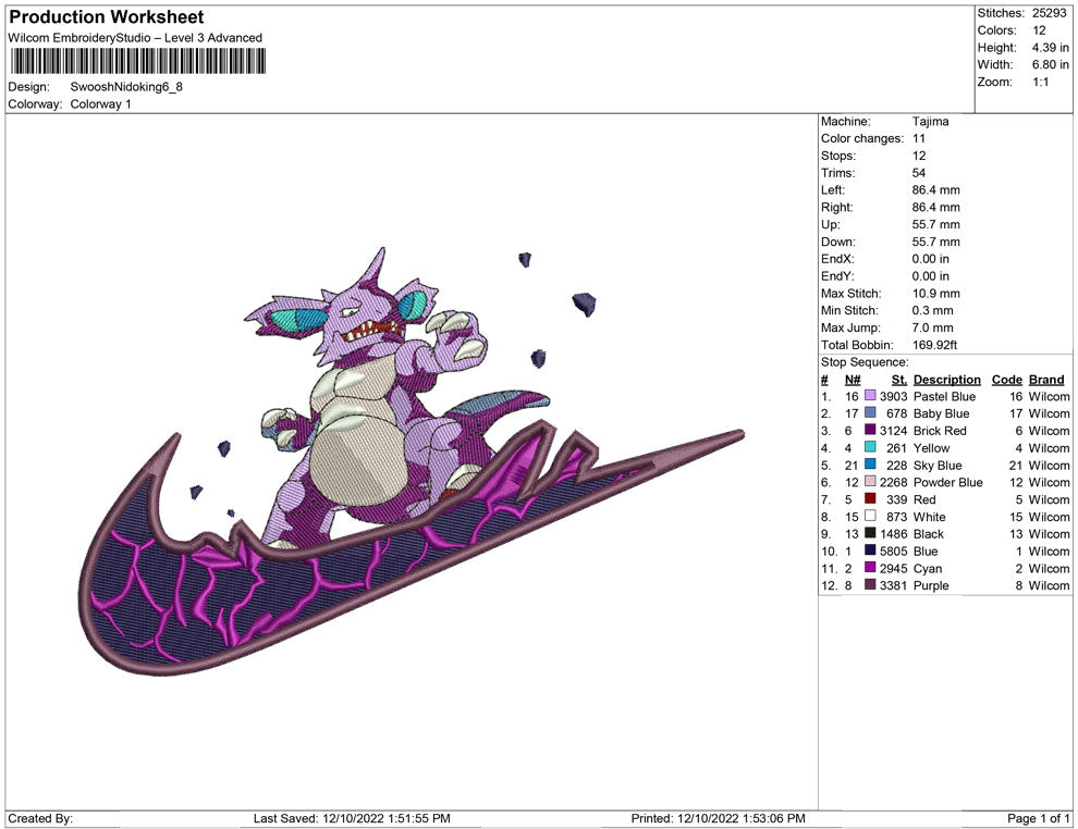 Swoosh Nidoking