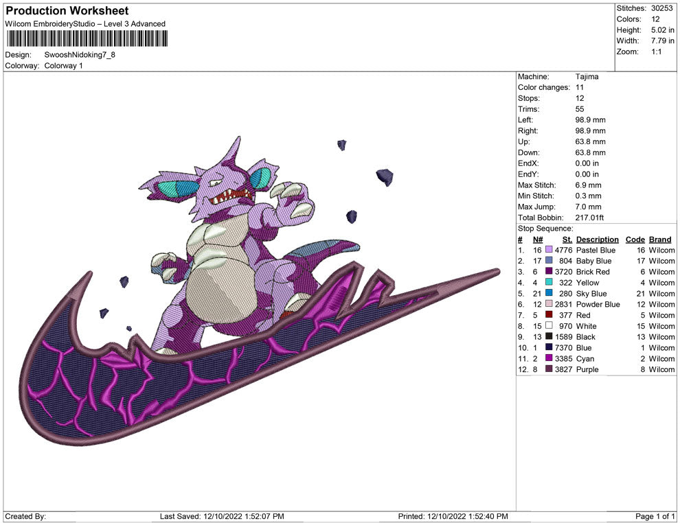 Swoosh Nidoking